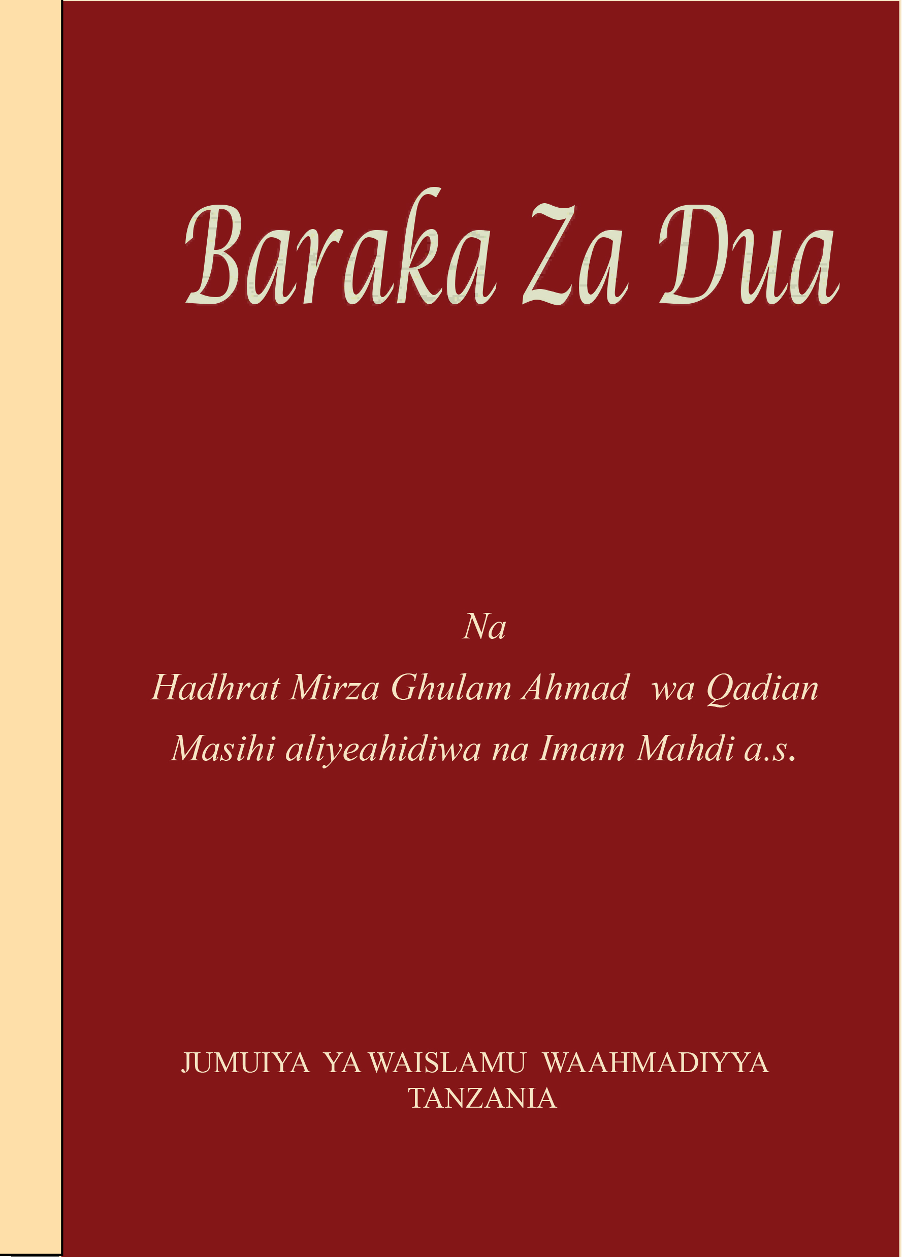 Baraka Za Dua